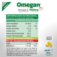 Omegan Omega 3 Aceite de Pescado + Vit. E 30 Capsulas