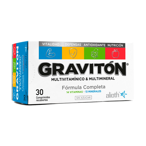 Gravitón Multivitamínico & Multimineral x30 comprimidos recubiertos