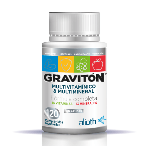 Graviton Multivitamínico Y Multimineral - X 120 Comprimidos