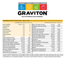 Graviton Multivitamínico Y Multimineral - X 120 Comprimidos