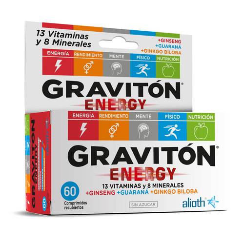 Gravitón Energy vitaminas minerales 60 comprimidos recubiertos