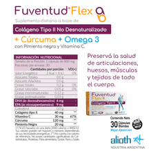 Fuventud Flex colágeno tipo ii 30 Capsulas Blandas