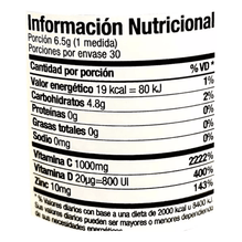 Vitamina C Polvo Bebible Zinc 195g Vitamin Way Sabor Naranja