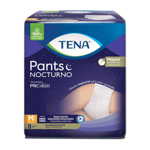 Tena Pants Nocturno Ropa Interior Incontinencia Fuerte M 8 unidades