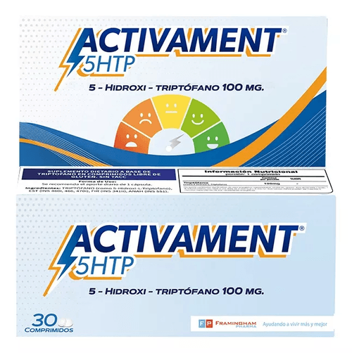 Activament 5htp Mejora El Estado De Animo 30 Comprimidos Framingham