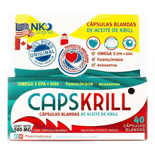 Capskrill Omega 3 Epa Y Dha Aceite Krill 40 Cápsulas Blandas