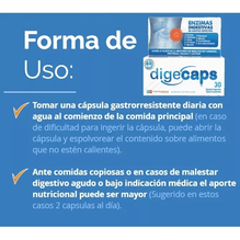 Digecaps Enzimas Digestivas 30 cápsulas