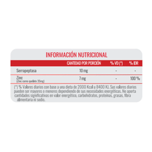 Serrapep Antiinflamtorio Natural 30 Capsulas