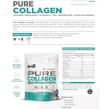 Truemade Pure Collagen Ena Ac. Hialurónico vitamina c q10 resveratrol Blueberry 350g