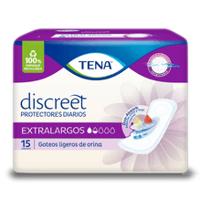 Tena Protectores Diarios Discreet Extralargo 15 Unidades