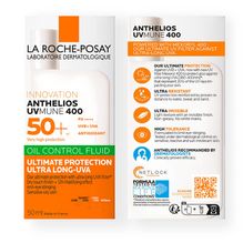 Protector Solar Anthelios Uvmune 400 Oil Control Fluido 50ml