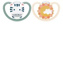 Chupete Nuk Space 6 A 18 Meses Set De 2 Unidades