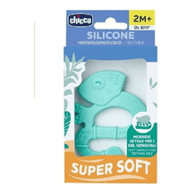 Mordillo Chicco Silicone Super Soft Iguana 2m+  Celeste