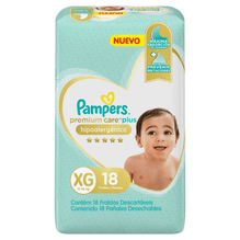 Pampers Pañales Premium Care Plus Extra Grande  18 Unidades