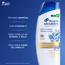 Shampoo Head & Shoulders Crece Fuerte Desde La Raíz 650m