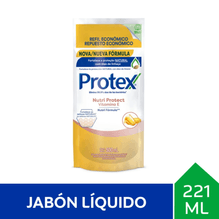 Jabón Líquido Protex Nutri Protect Vitamina E Doypack 500ml