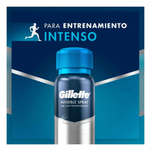 Antitranspirante Gillette Training Day Para entrenamiento Intenso Aerosol 150ml