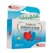 Aceite De Pescado Garden House Omega 3 20 Cápsulas Blandas