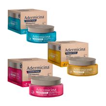 Adermicina Combo Crema Humectante Anti Arrugas Unificadora