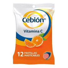 Vitamina C Cebión 12 Pastillas Masticables