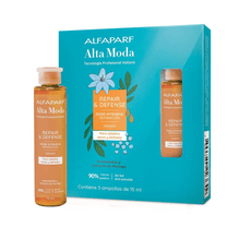Repair & Defense Alfaparf Alta Moda Vegano 3 Ampollas de 15ml