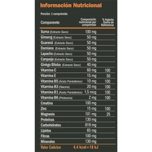 Bio Energy Biogreen Bioenergética Reconstituyente 30 Comprimidos
