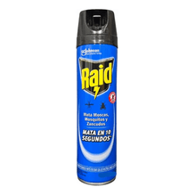 Raid Insecticida Mata Moscas, Mosquitos Zancudos Spray 380ml
