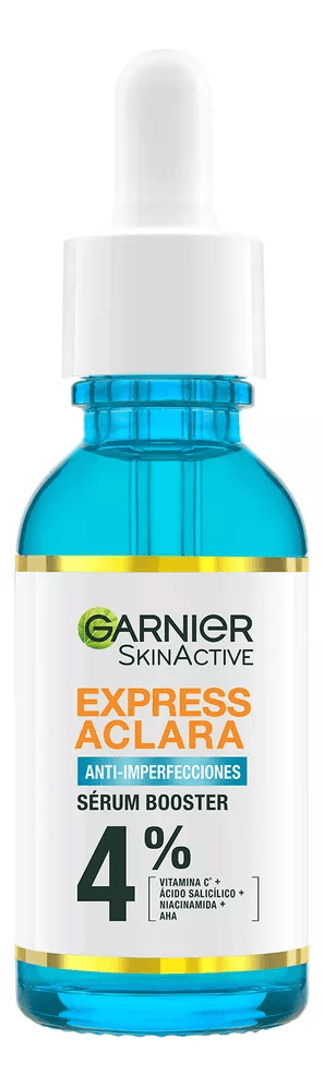 Sérum Garnier Express Aclara Anti-imperfecciones acido salicílico vitamina C 30ml