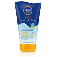 Protector solar NIVEA Swim & Play Kids FPS 60 Ultra Resistente al agua x 150 ml