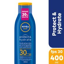 Protector solar humectante en loción NIVEA SUN Protect & Hydrate FPS 30 x 400 ml
