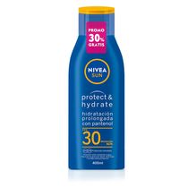Protector solar humectante en loción NIVEA SUN Protect & Hydrate FPS 30 x 400 ml