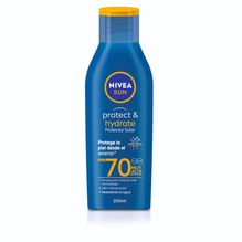 Protector solar humectante en loción NIVEA SUN Protect & Hydrate FPS 70 x 200 ml