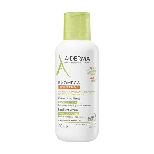 Crema Hidratante A-derma Exomega Control Corporal Emoliente 400ml