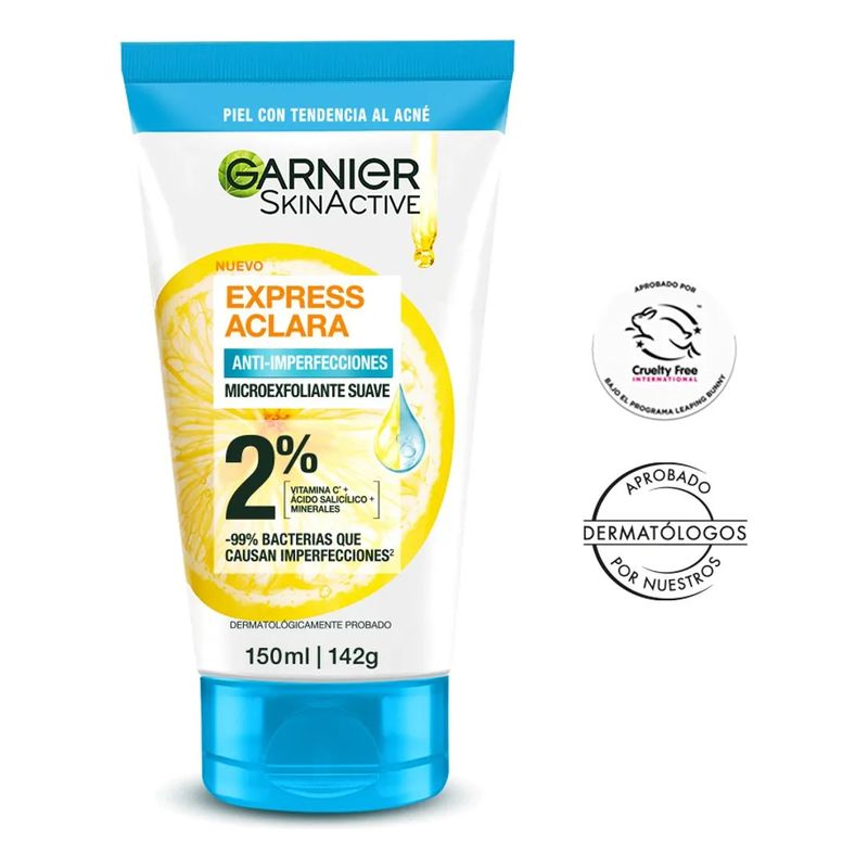 Garnier-Limpiador-Express-Aclara-Anti-imperfecciones-X-150ml