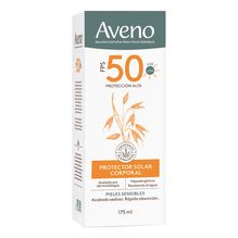 Aveno Protector Solar Corporal Pieles Sensibles 50fps 175ml