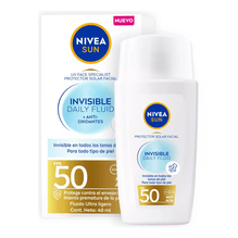 Protector Solar Facial Nivea Sun Fluido Fps 50+ 40ml
