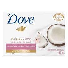 Jabon De Tocador Dove Leche De Coco Decilicius Care 90g.