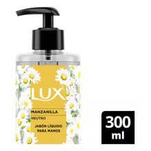Jabón Liquido Lux Manzanilla Neutro Para Manos 300ml