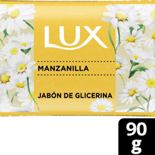 Jabón De Tocador Lux En Barra Manzanilla 90g