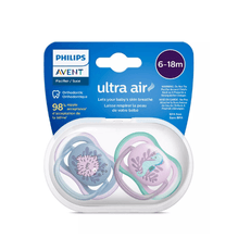 Chupete Philips Avent Ultra Air 6-18m Scf085/61 2 Unidades