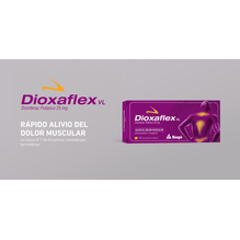 Analgésico Antinflamatorio Dioxaflex VL 8 Comprimidos Recubiertos