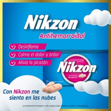 Antihemorroidal Nikzon 500 Mg 30 Comprimidos Recubiertos