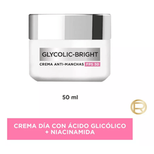 Loreal París Crema Día Anti Manchas Glycolic Bright 50ml