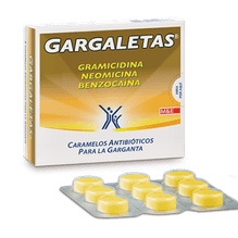 Gargaletas Caramelos Antibióticos para la Garganta 9 unidades