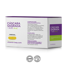 Vitamin Way Cascara Sagrada + Aloe 30 cápsulas