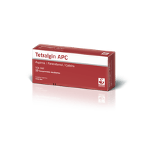 Tetralgin APC Analgésico Antifebril Antiinflamatorio 10 comprimidos