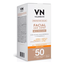 Protector Solar Facial Villeneuve Tono Claro Fps 50 50ml