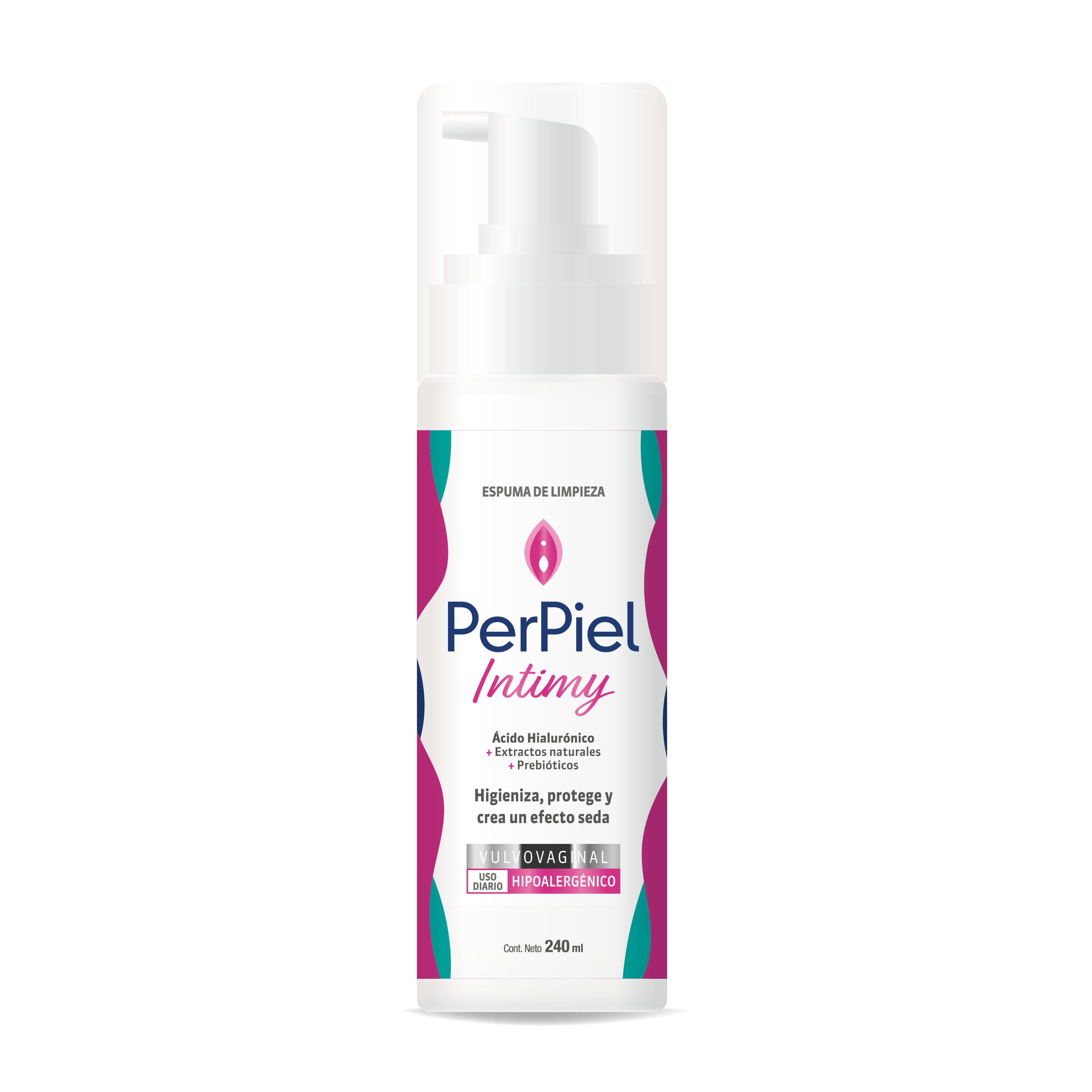 PerPiel Farmaplus Intimy - ESPUMA DE LIMPIEZA ÍNTIMA 240ml - FarmaPlus