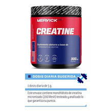 Creatina Monohidrato Mervick Lab Premium Potenciador 300g
