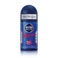Desodorante antitranspirante NIVEA MEN Active Dry Impact Roll On x 50 ml